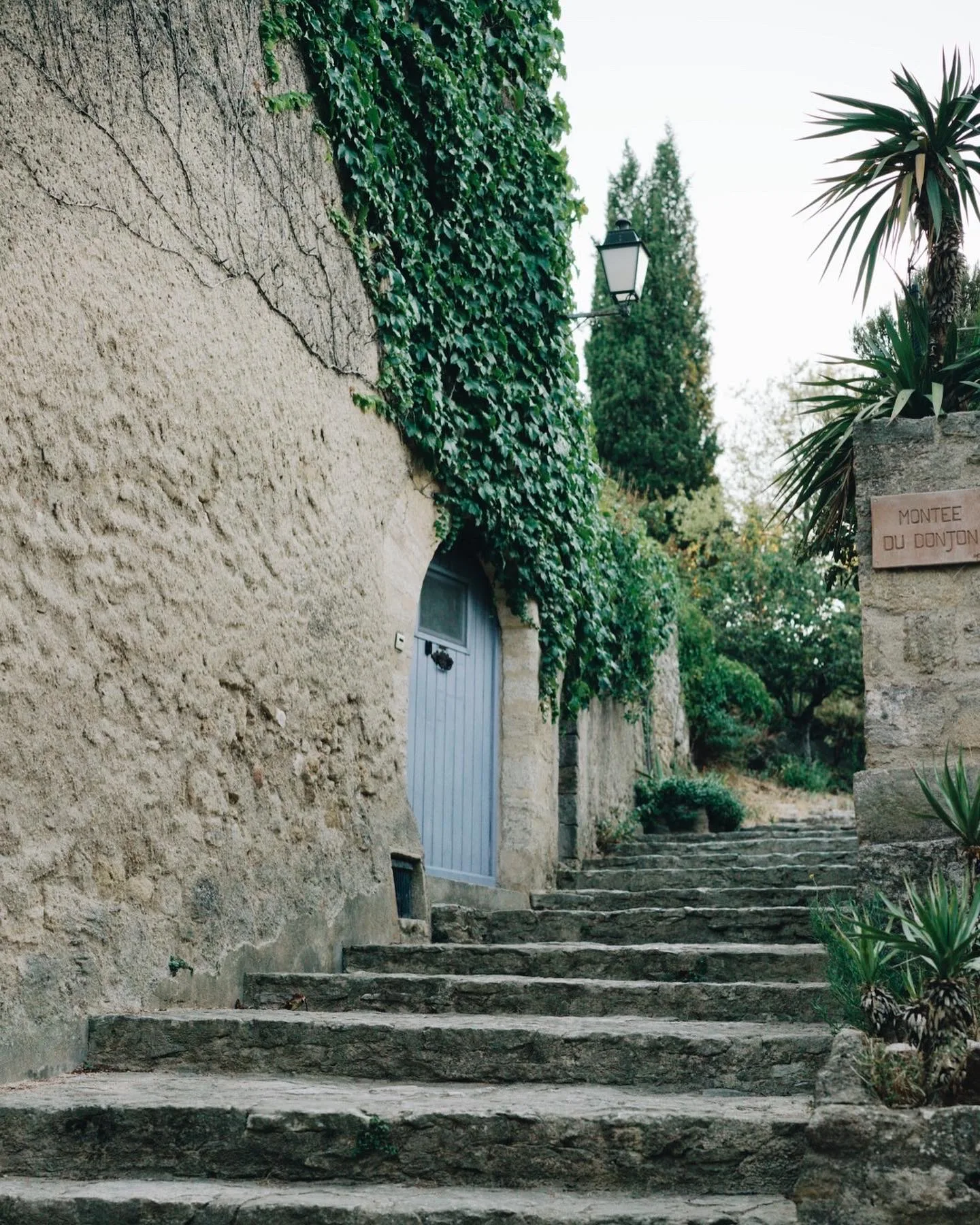 Rooftops and bell tower against a blue sky